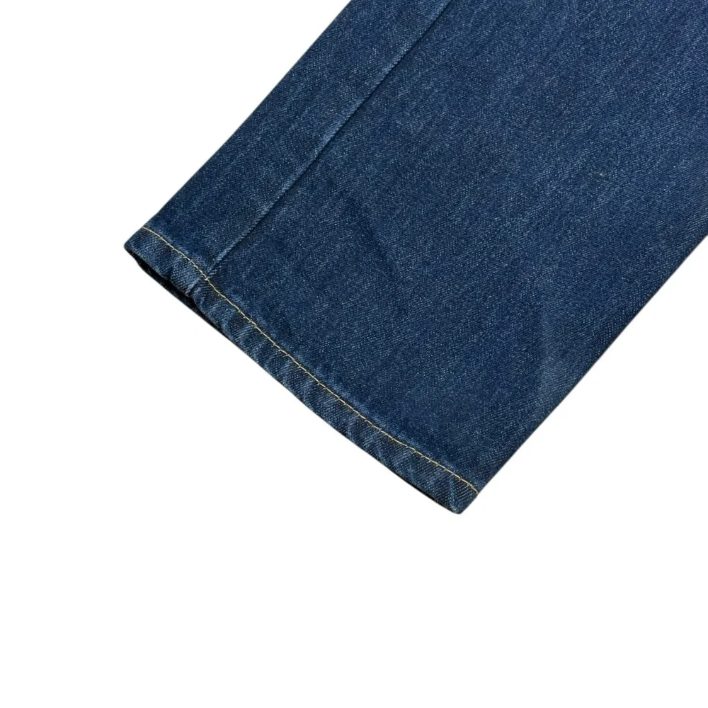 Levi’s Men’s Straight Leg Jeans Dark Wash Denim W34 L30 Zip Fly